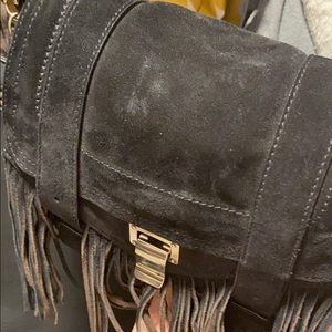 Proenza Schouler mini suede fringe bag